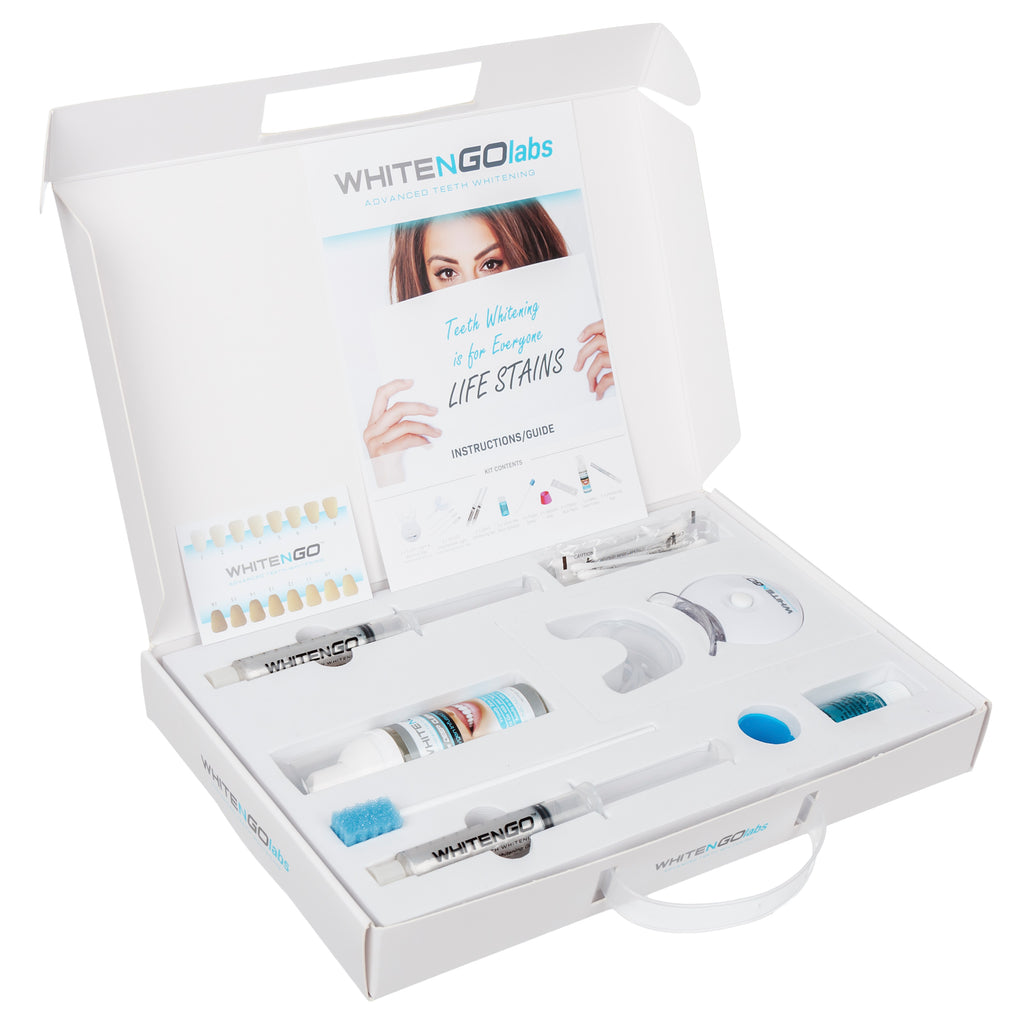 Teeth Whitening Kit - 5 LED Teeth Whitening System with Aftercare - WhiteNGoLabs